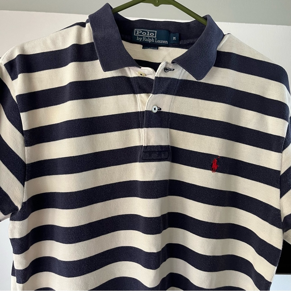 Blue Striped RL Polo